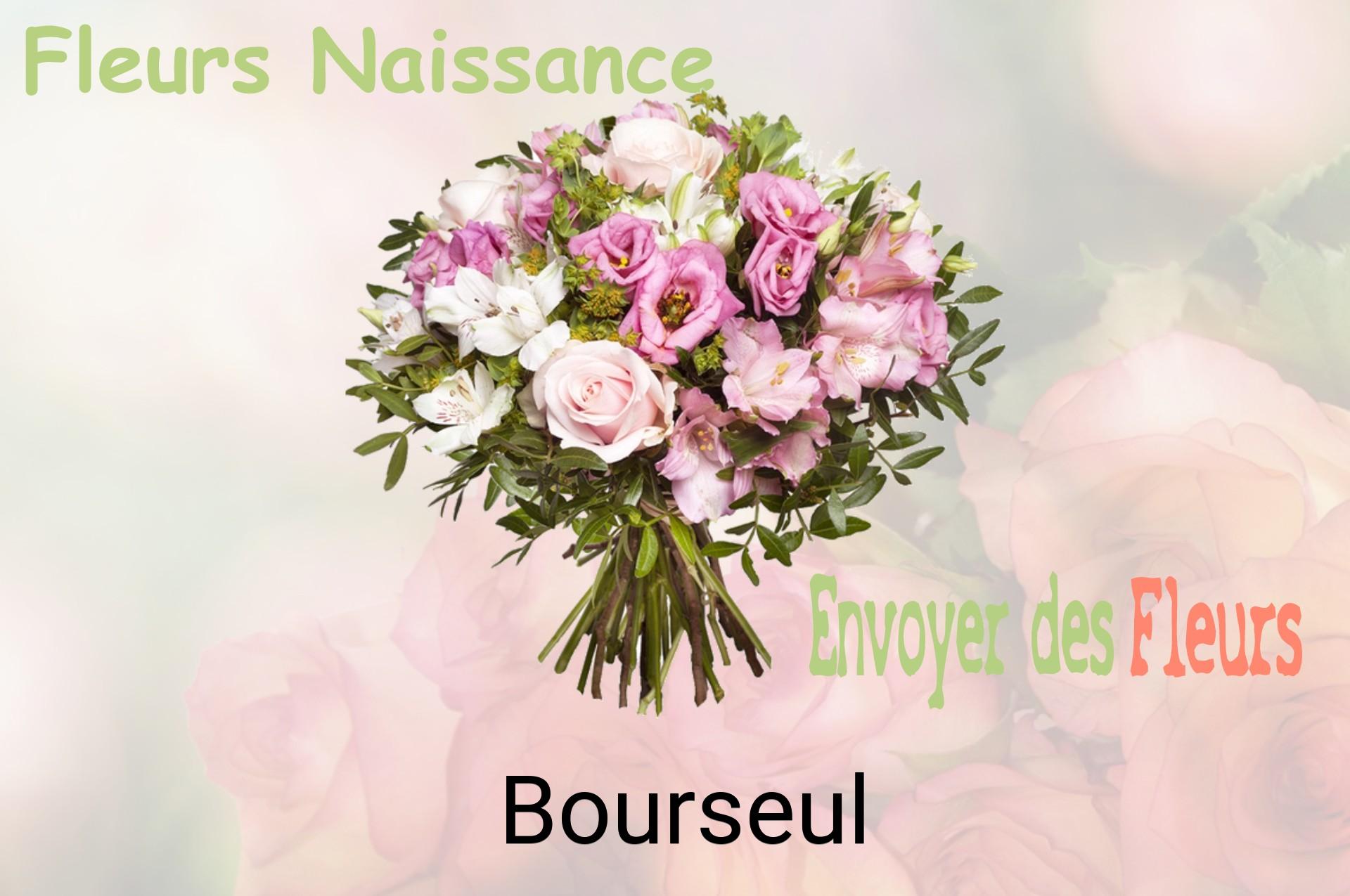 Bouquet de fleurs de naissance livré à Bourseul